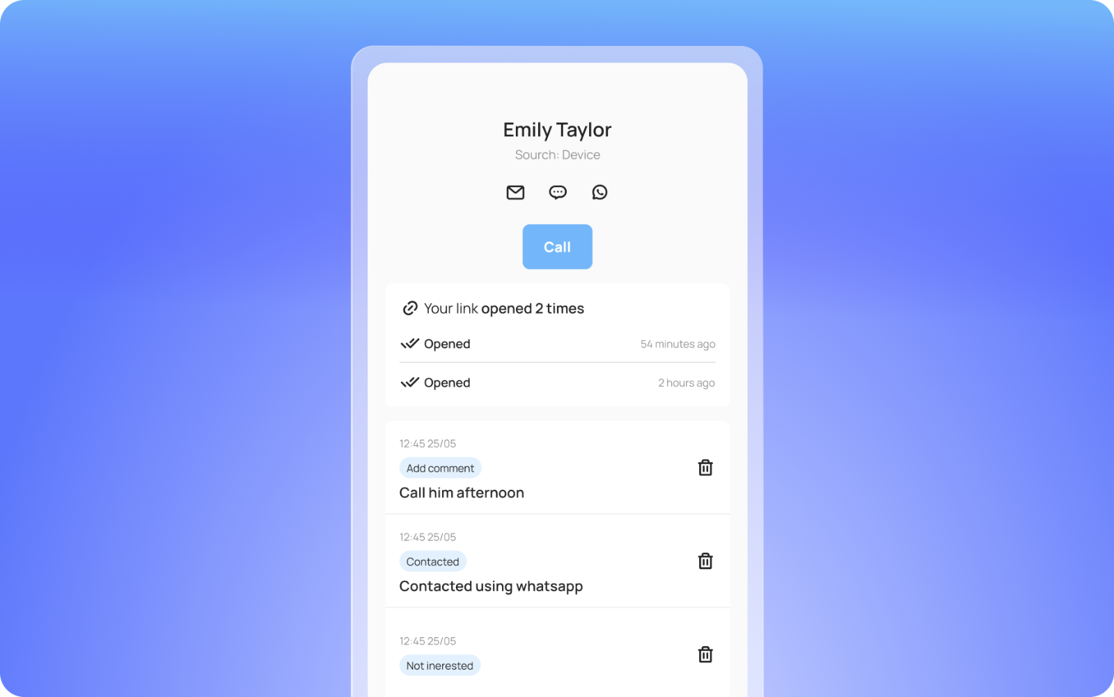 Advanced Contact List